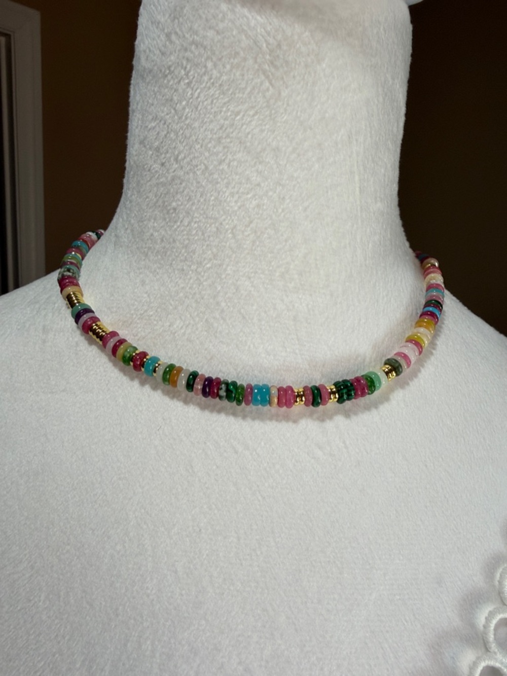 Kiss Yan BOHO Multicolor Beaded Choker Necklace - Women's Jewelry